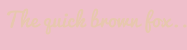 Image with Font Color E7C7AE and Background Color EFBFCB